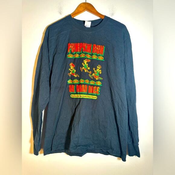 Gildan Other - Men's Blue Graphic Long Sleeve Shirt